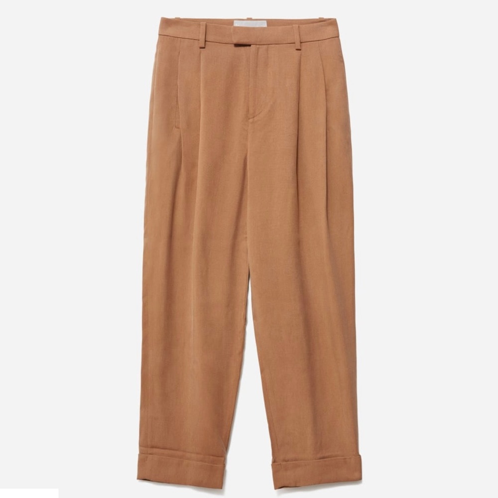 Everlane The Put-Together Pleat Pant (Toasted Coconut)